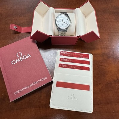 men s omega De Ville co-axial automatic small seconds wrist watch 43410412002001
