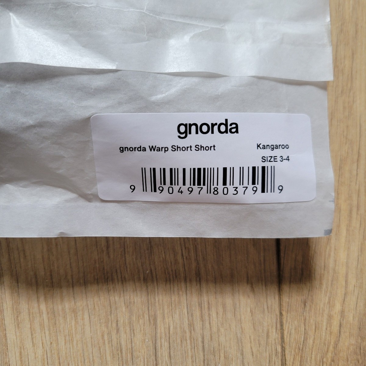 Gnuhr x Norda - GNORDA Warp Short Short Lined - Kangaroo - Size 3