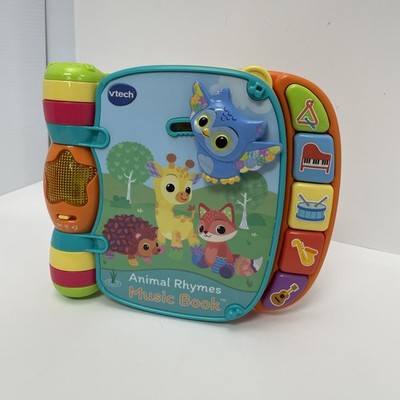 VTech Animal Rhymes Music Book with Interactive Pages Works