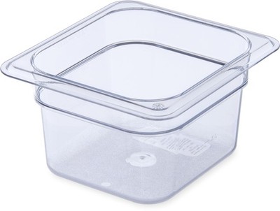 StorPlus Food Storage Container 1/6 Size Food Pan for Serving and Storing Hot...