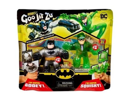 Goo Jit zu DC Comics Doppelpack Batman V Fiddler Stretchy Character Set 