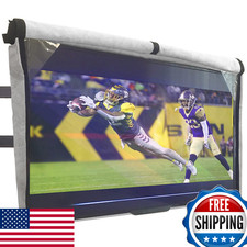 Outdoor TV Cover 60-65 inch - WITH FRONT FLAP - Weatherproof, Waterproof protect