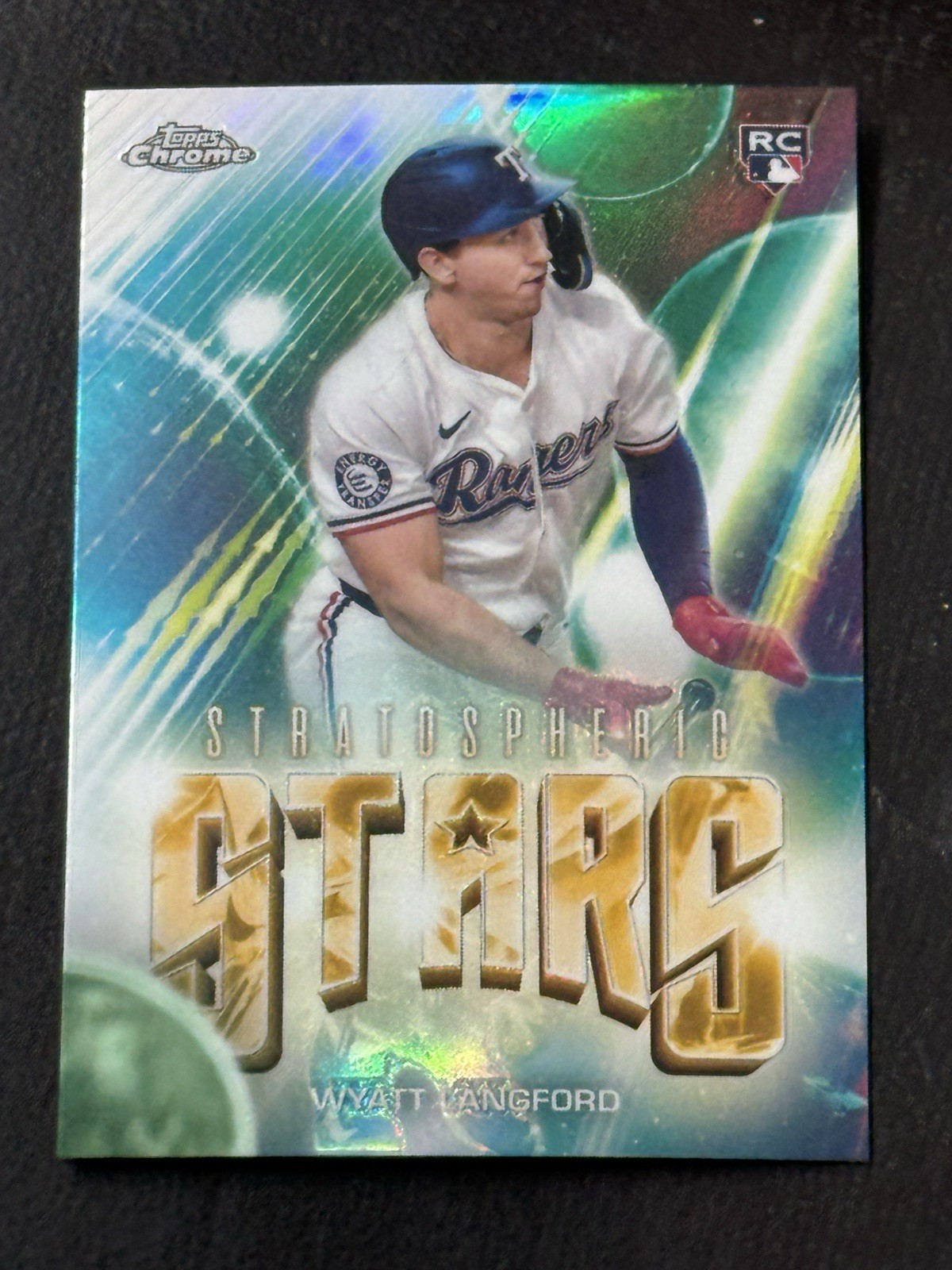 2024 Topps Chrome Update Wyatt Langford #SSC-16 Stratospheric Stars Rookie RC