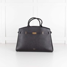 DeMellier The Hudson Black Leather Tote