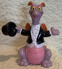 Vintage 1982 Disney Epcot Figment Dragon PVC Figure Tuxedo Top Hat 2.5