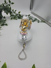 Rhinestone Foot Jewelry Chain Barefoot Sandal Anklet Gems Jewels Amber  Pink