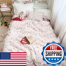 Bulutu Crib Bedding Duvet Cover For Boys Girls Cotton Muslin Baby Crib Duvet
