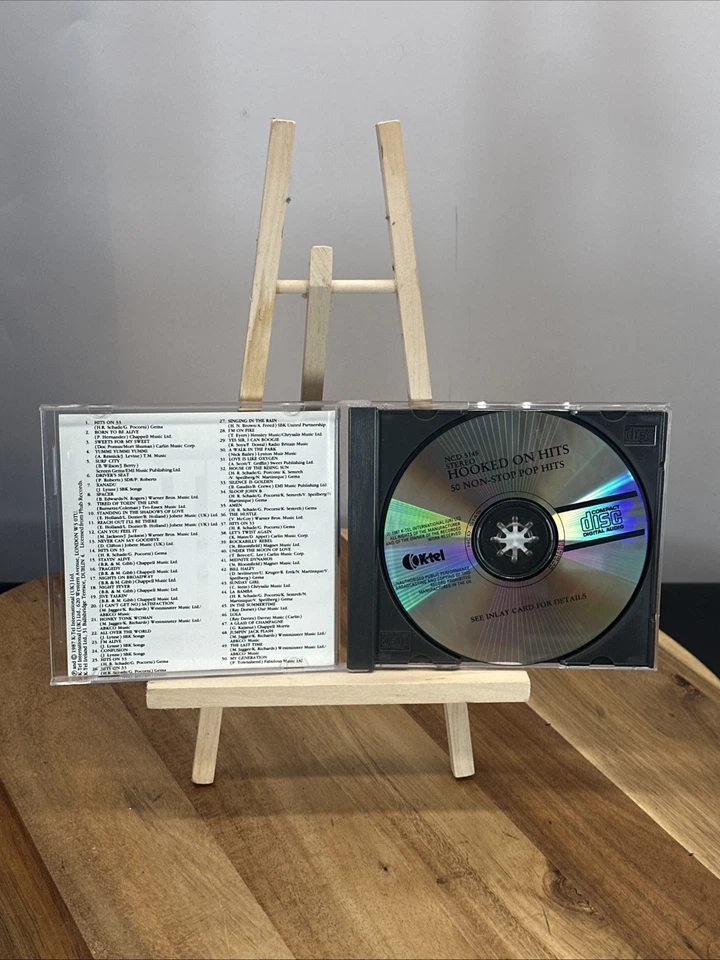 Various Artists : Hooked On Hits 50 Non Stop Pop Hits CD Free UK Shipping - Image 3 of 4