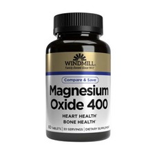 Magnesium Oxide 60 Caps 400 mg by Windmill Health 0.75 per thousand milligrams