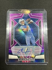 Amon-Ra St.Brown Auto Panini 2023 Rookies & Stars Purple Autograph /25