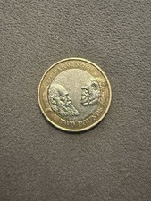 Rare Charles Darwin 2009 Two £2 Pound Coin - Man And Monkey