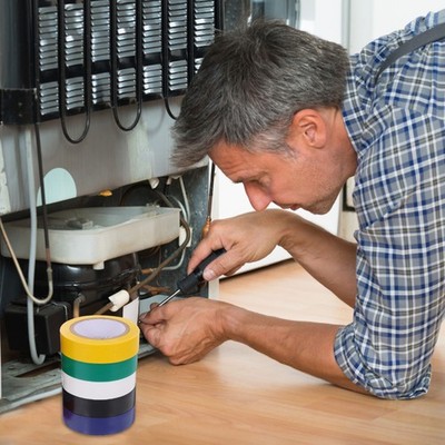 10 Rolls Buntes Klebeband Verdrahtungsbänder Farbiges Isolierband Wasserdicht