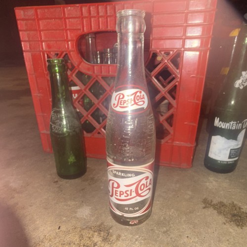 Pepsi Clear Soda Bottle Fordyce Arkansas Vintage Pepsi-Cola Bottling Co
