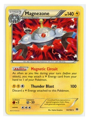 Magnezone 54/162 (XY BREAKthrough) Rare Normal Deck Exclusives Pokemon NM