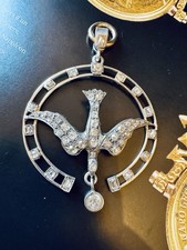 Pendentif Napoléon III Diamant Or Saint Esprit 