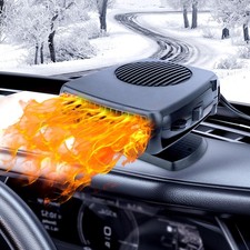Car Heater, Portable Electronic Auto Fan Heater 12V 200W 2 in 1 Heating/Cooling