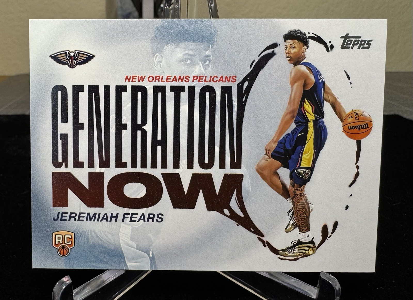 2025-26 Topps Basketball Jeremiah Fears #GN-7 Generation Now RC Pelicans
