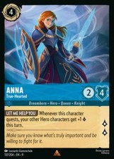 Anna-True Hearted 137/204 Fabled COLD FOIL Disney Lorcana