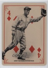 2013 Panini Golden Age Playing Cards Arky Vaughan #4D HOF 10ip