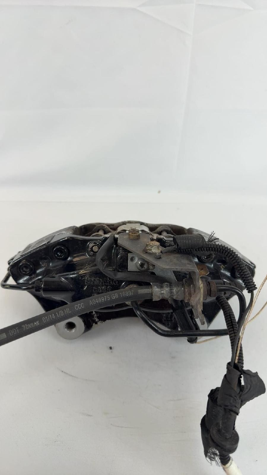 14-17 Maserati Ghibli Quattroporte OEM Left Rear Brake Caliper Black Brembo