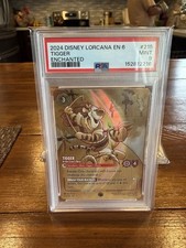 Disney Lorcana Tigger In the Crow's Nest Enchanted Holo Azurite Sea PSA 9