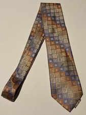Michael Kors Mens Formal Necktie 59"Lx3.5"W Multicolor Neck Tie