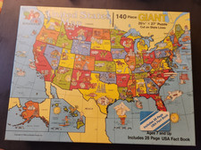 Random House United States of America Map Jigsaw Puzzle 140 pcs