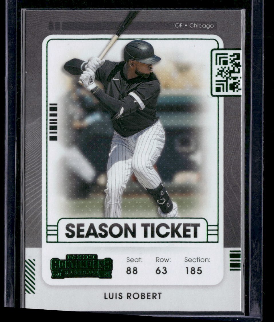 2021 Panini Contenders #70 Luis Robert Green Chicago White Sox