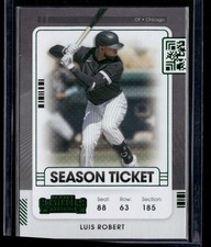 2021 Panini Contenders #70 Luis Robert Green Chicago White Sox