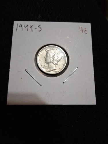 1944-S Mercury Silver Dime  BU
