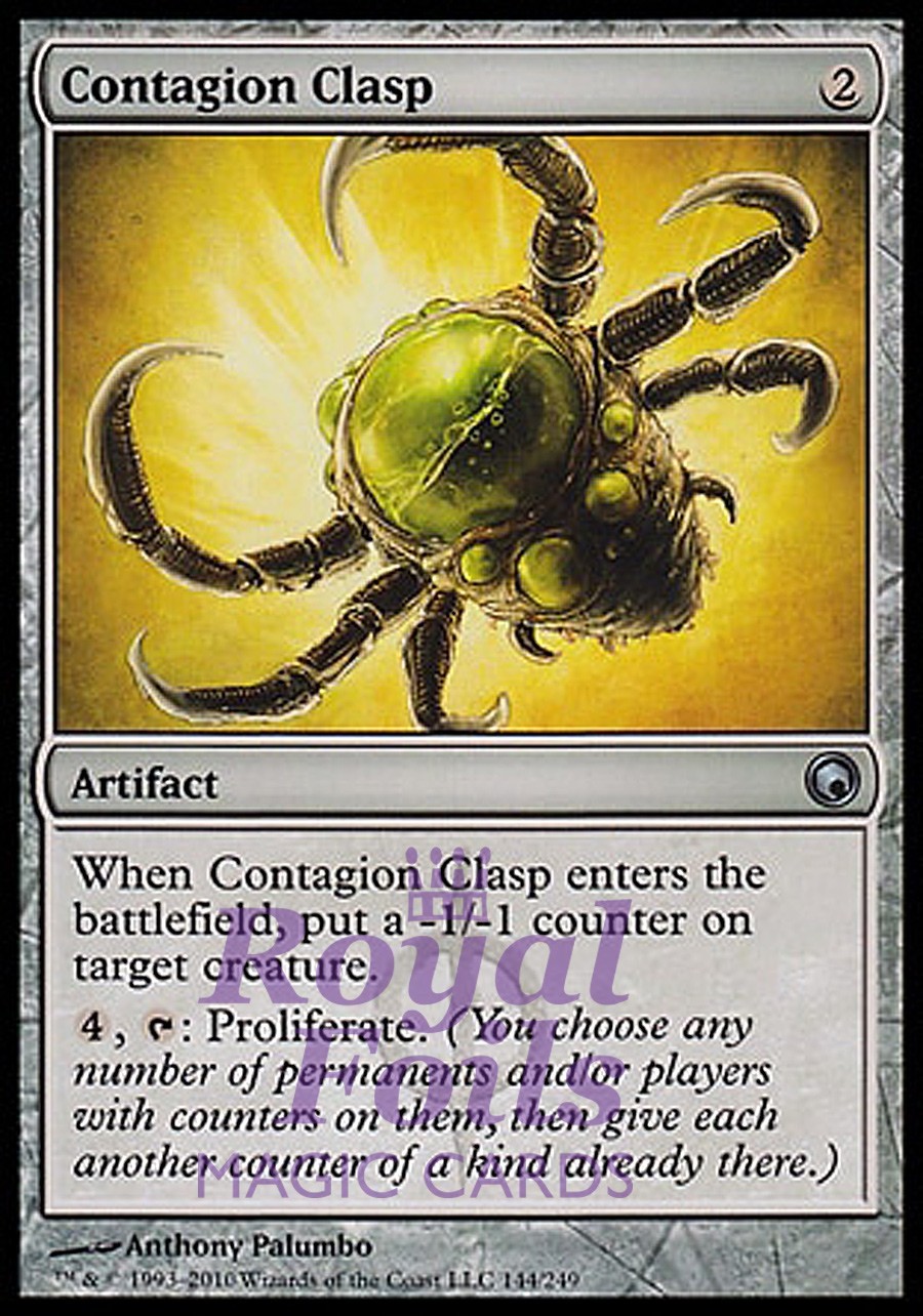 Contagion Clasp 1x FOIL SOM MTG Scars of Mirrodin Uncommon MINT artifact