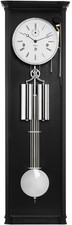 Hermle Regulator 71009-740351 Schwarz Nickel Pendeluhr inkl. 5 Jahre Garantie