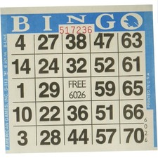 Ultimate Bingo Experience: 500 Sheets of Blue Paper โ 4x4 Inch, Made in USA