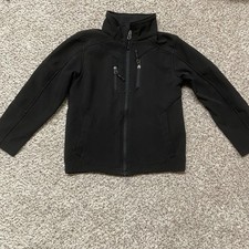 Snozu Kids Jacket Black Size 7 Full Zip Pockets unisex