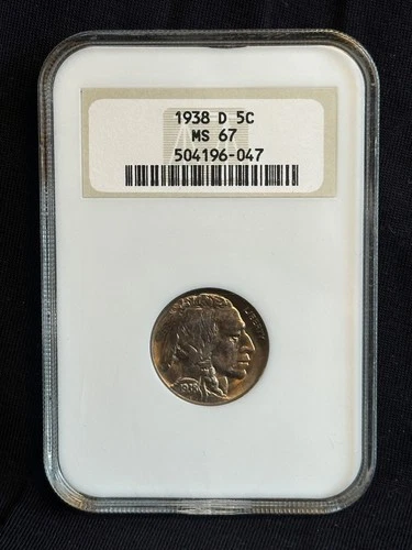 1938-D 5c Buffalo Nickel NGC MS67