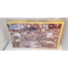 Vintage 1994 FX Schmid To The Rescue 1000 Pc Puzzle Firefighters Hook & Ladder