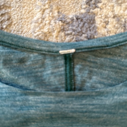 Lululemon &Go Take-Off Tee Damen 4 grün Top Flatterärmel meliert Gymcore - Bild 2 von 11