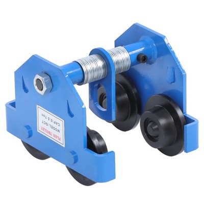 1100lb/0.5t Alloy Steel I-Beam Trolley Double Wheel I-Beam Flange Width 55-135mm