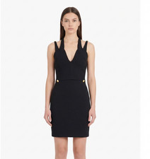 Versus Versace Black Strappy Bodycon Cocktail Dress – Size IT 42