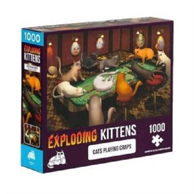 Exploding Kittens CATS PLAYING CRAPS 1000 Teile