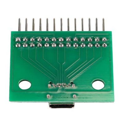 3 Stück USB 3.1 TYPEC mit PCB Testbuchse 2,54 Pitch Pin Header Testboard USB-c