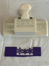 Martha Stewart SNOWFLAKES Double Deep Edge Border Paper Craft Punch Tool