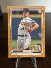 2020 Bowman Draft Aaron Shortridge #BD-101 (RC) Gold Paper /50