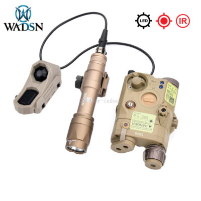 Tactical Hunting PEQ 15 Red Green Blue IR Laser Sight M600 Torch