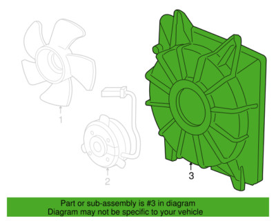Honda 19015RZAA01 Genuine OEM Factory Original Fan Shroud for sale