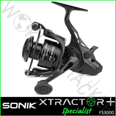 Sonik Xtractor+ 3000 Specialist FS Freespool Reel Carp Coarse Fishing