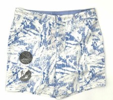  96 The North Face Girl's Blue Amphibious Printed Roll-able Cuff Shorts Size XL