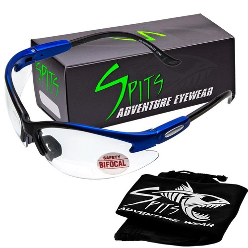 Cougar Bifocal Safety Glasses with Magnifier and 12 Limited Edition Frame Color - Picture 3 of 14