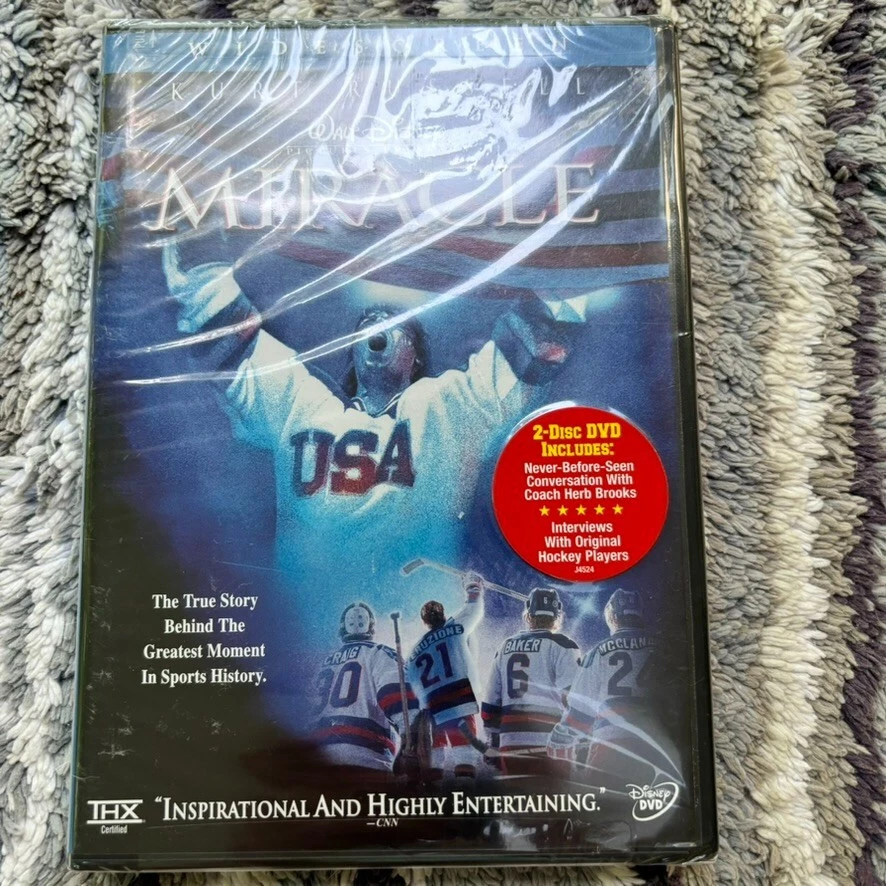Miracle Kurt Russell Video DVD Movie Drama 2 Disc Walt Disney Sealed Brand-New - Image 3 of 4