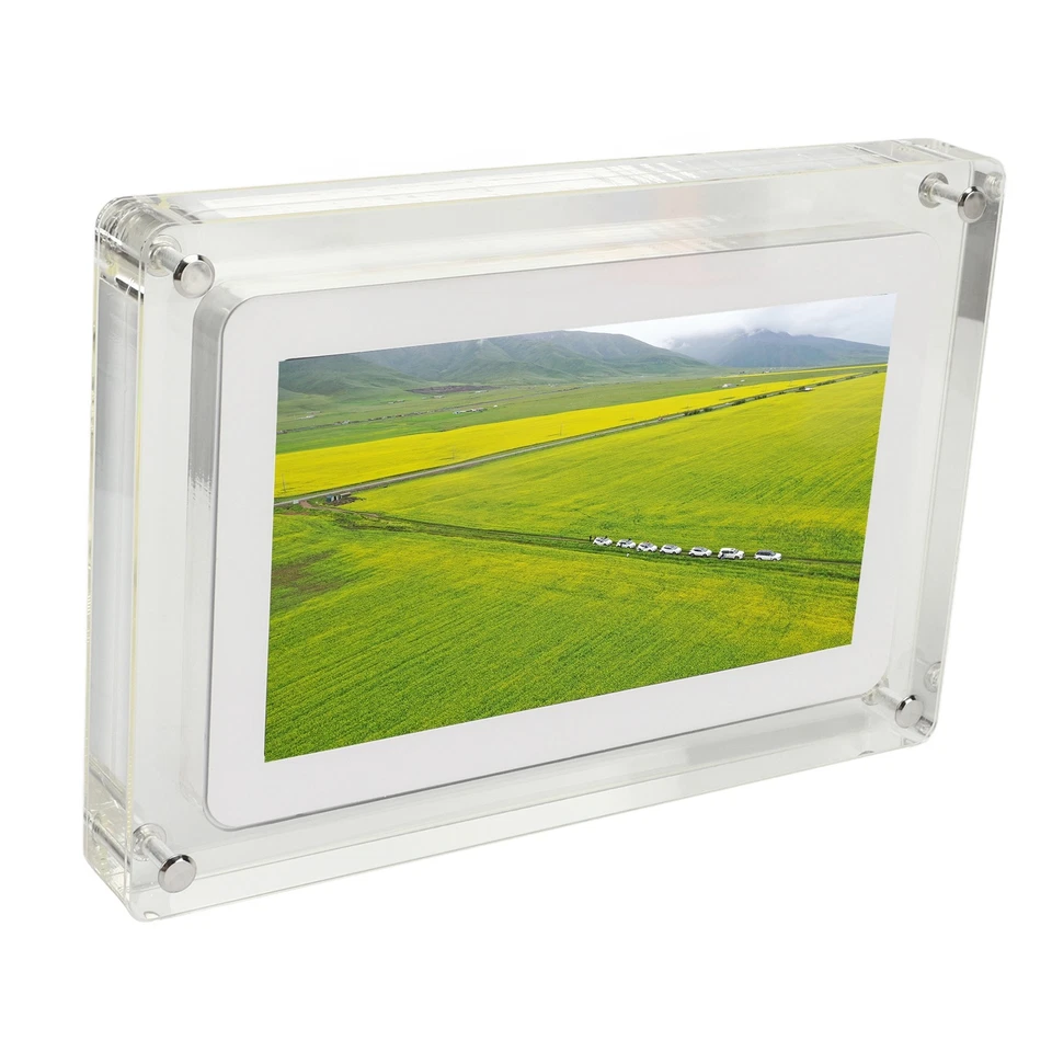 7in Digital Picture Frame With Speaker 1500mAh 4GB Smart Video Electronic SD3 - Image 4 of 4